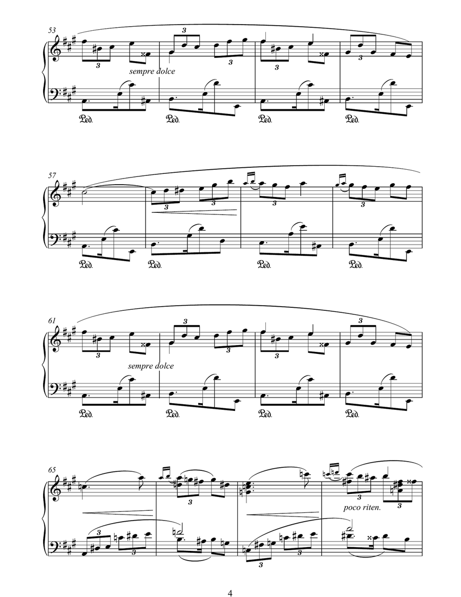 Tango Op. 164 No. 2 Piano Solo scores gallery preview page 4
