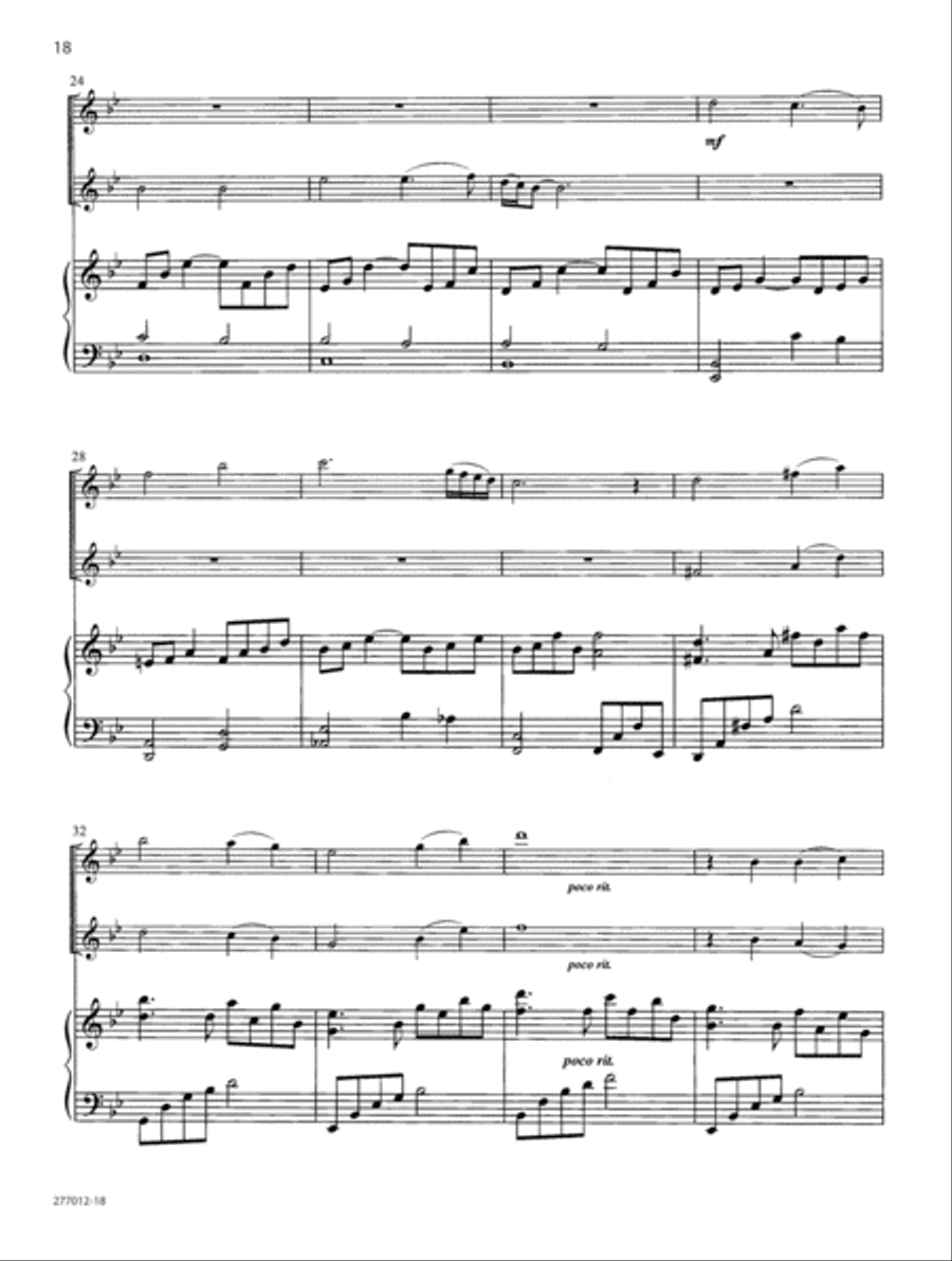 Be Still My Soul Flute Duet scores gallery preview page 11