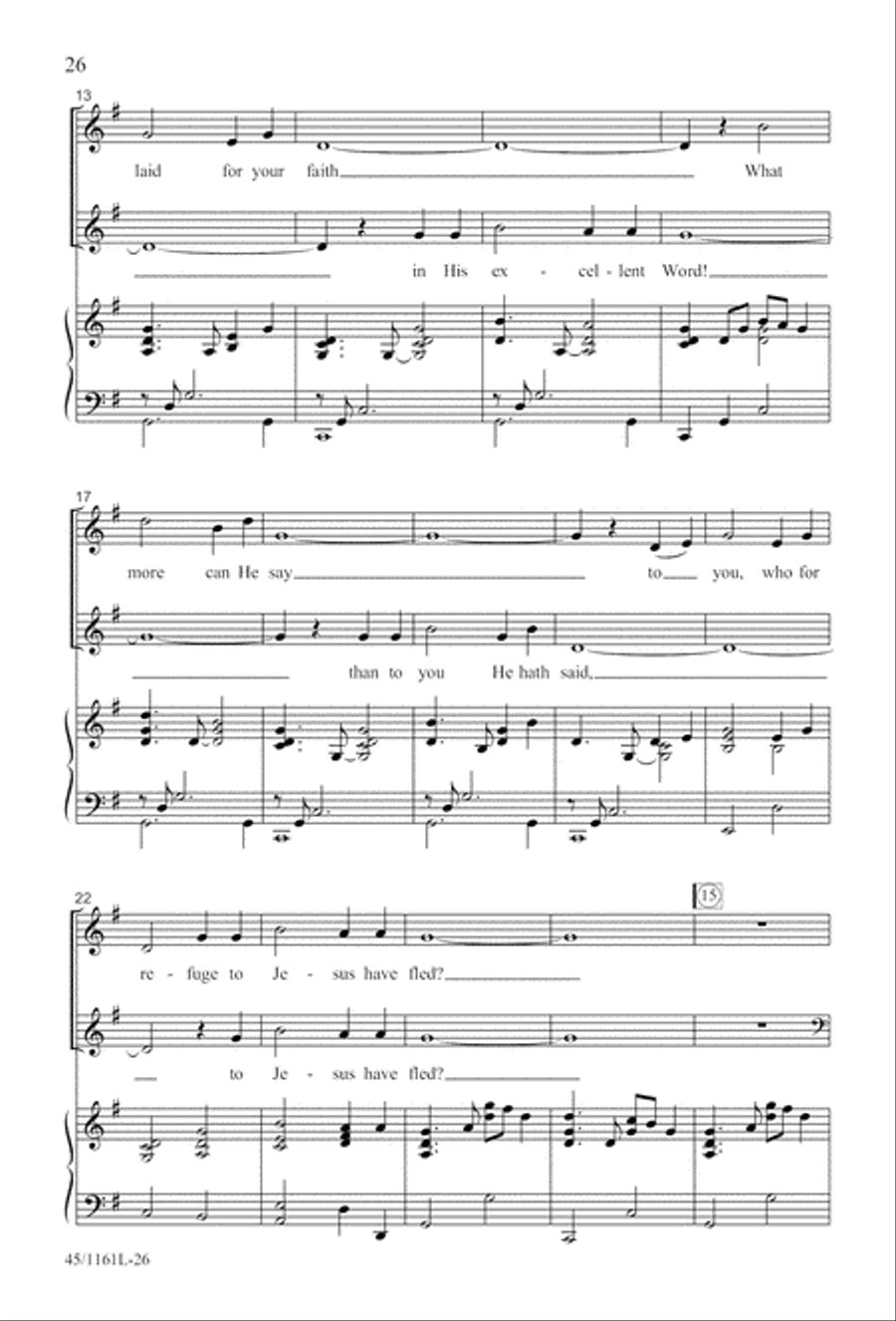 Hymns We Love to Sing Hymns We Love to Sing 3-Part scores gallery preview page 27