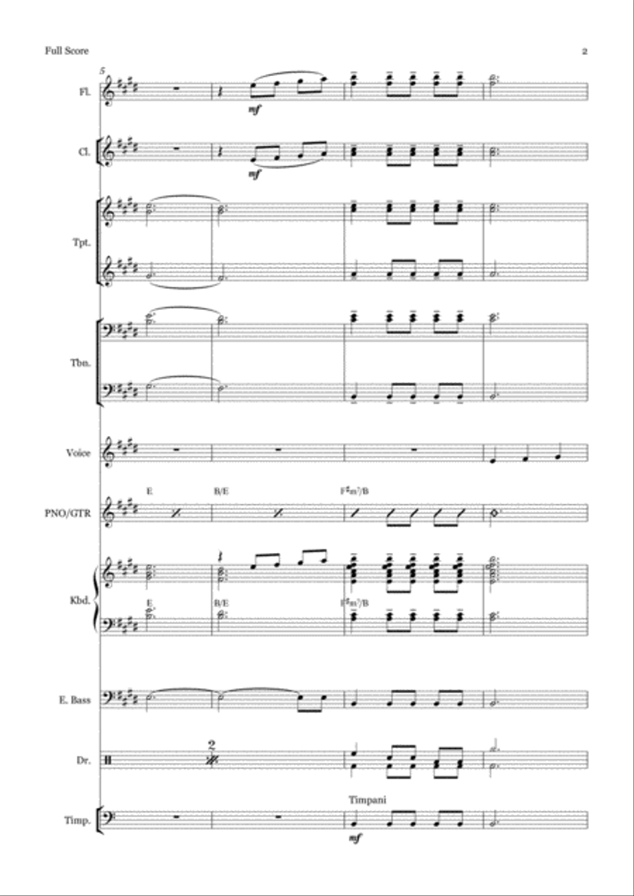 Happy Xmas (War Is Over) Jazz Ensemble scores gallery preview page 2