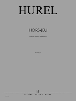 Book cover for Hors-Jeu