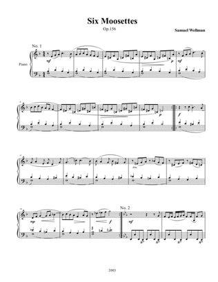 Six Moosettes, Op.156