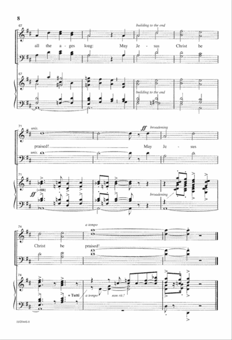 When Morning Gilds the Skies 4-Part scores gallery preview page 9