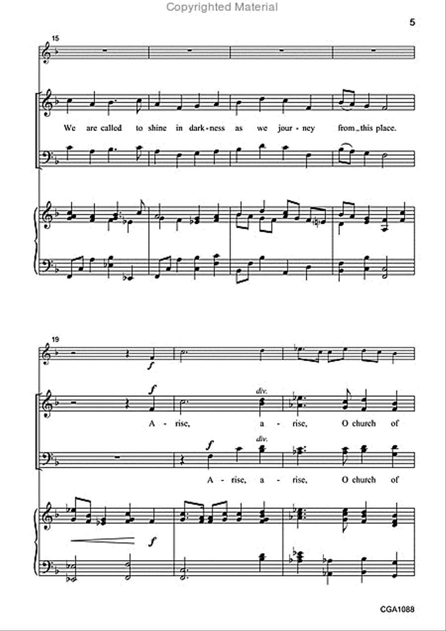 We Are Called 4-Part scores gallery preview page 4