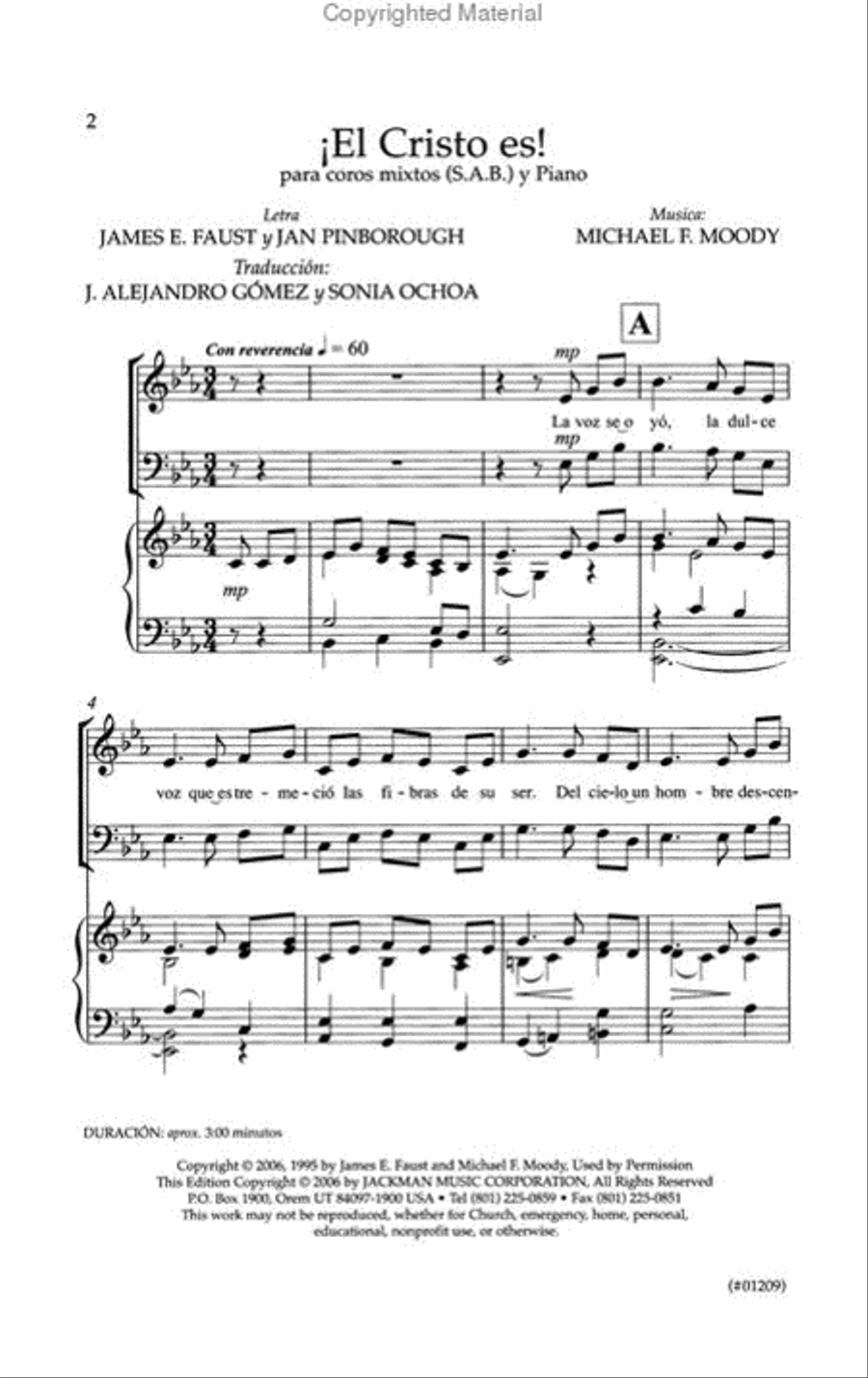 !El Cristo es! (This Is The Christ) - SAB 3-Part scores gallery preview page 2