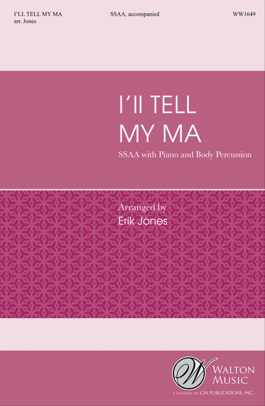 I'll Tell My Ma (SSAA) SSAA scores gallery preview page 1