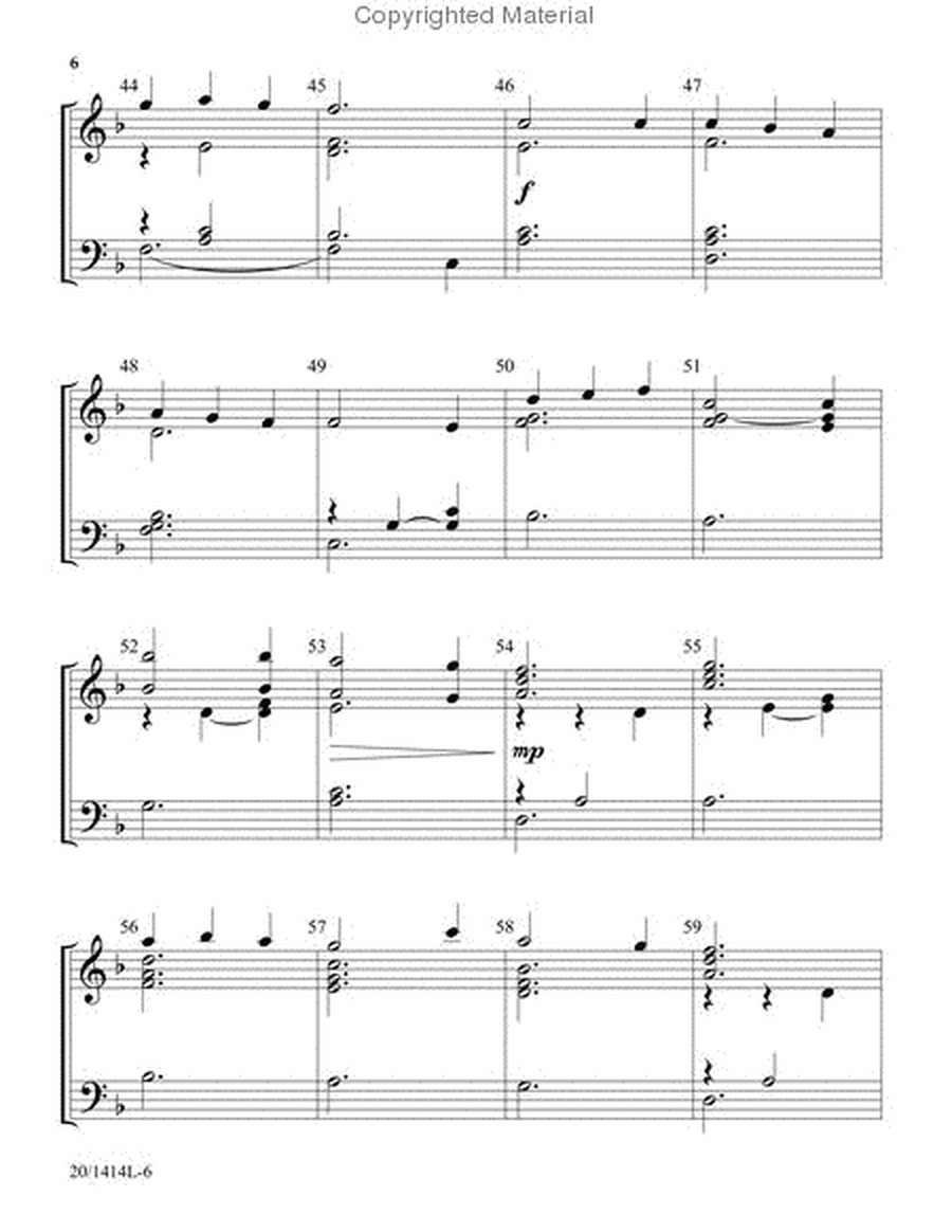 Handbell Hymns for Advent and Christmas, Vol. 3 image number null