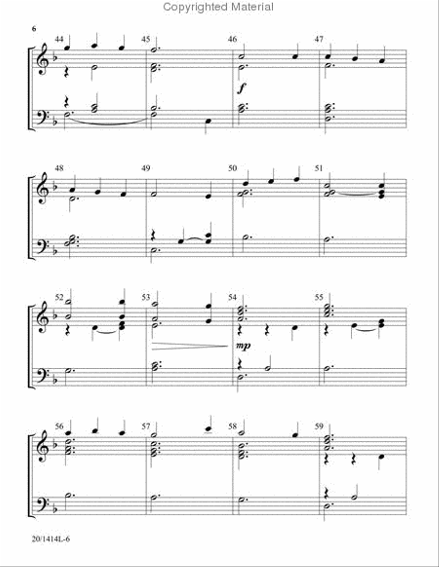 Handbell Hymns for Advent and Christmas, Vol. 3 3-Octaves scores gallery preview page 5