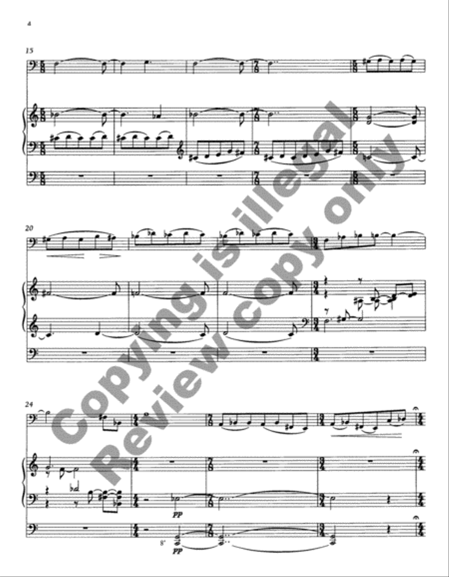 Easter Canticles Easter Canticles Cello scores gallery preview page 4