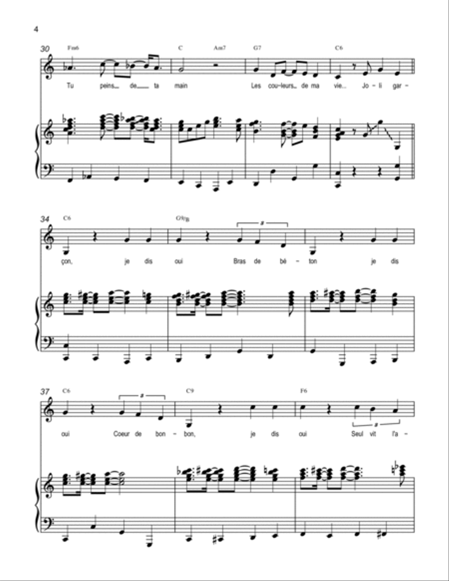 Joli Garçon Voice scores gallery preview page 4