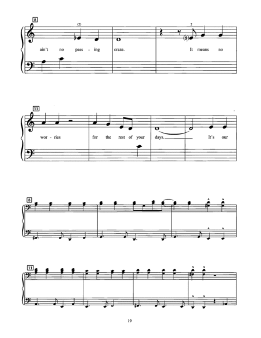 Hakuna Matata (from The Lion King) Piano scores gallery preview page 2