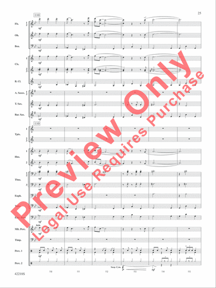 Tower of Power Greatest Hits Concert Band scores gallery preview page 26