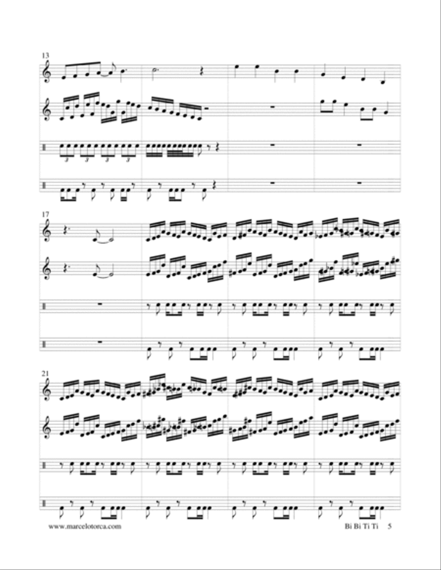 BI, Bi, Ti, Ti Trumpet Duet scores gallery preview page 5