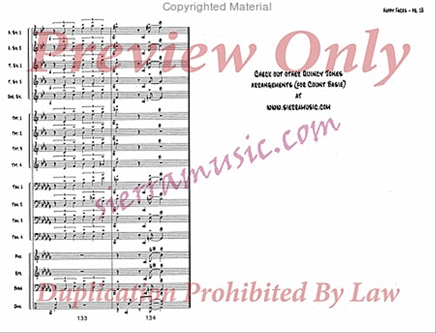 Happy Faces Jazz Ensemble scores gallery preview page 19