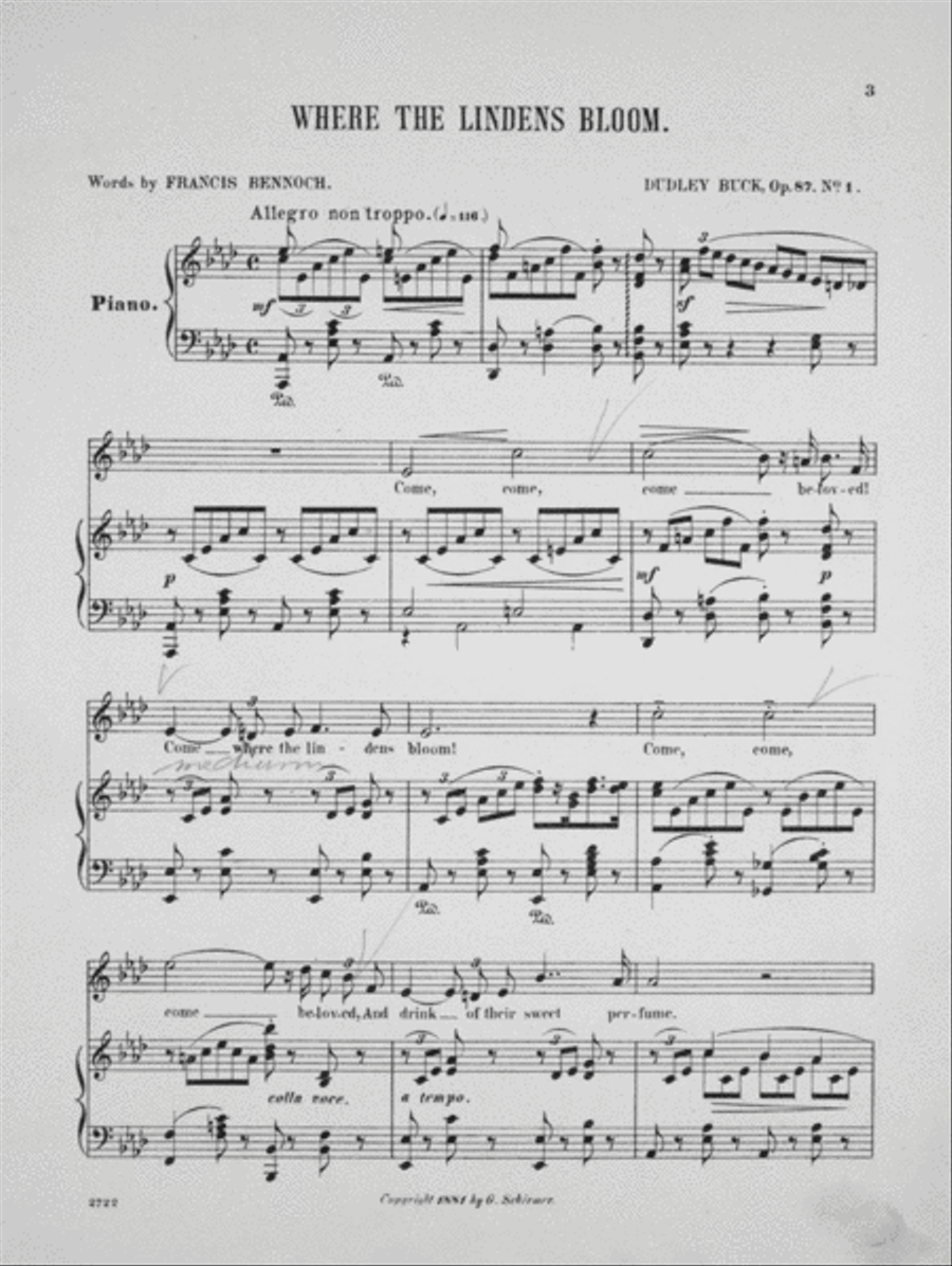 Where the Lindens Bloom Voice scores gallery preview page 2