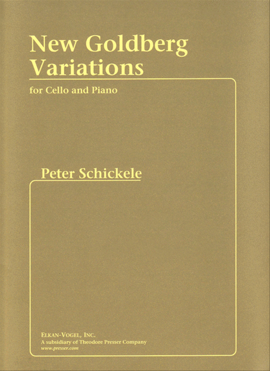 New Goldberg Variations Chamber Music scores gallery preview page 1