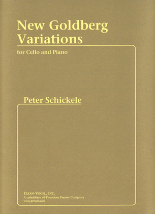 Book cover for New Goldberg Variations