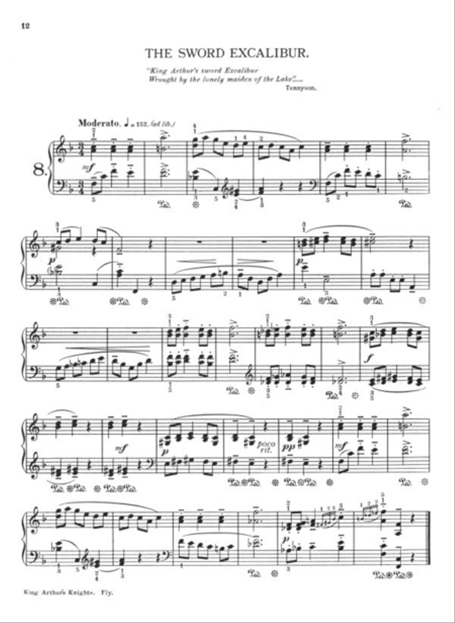 King Arthur's Knights King Arthur's Knights Piano Solo scores gallery preview page 4
