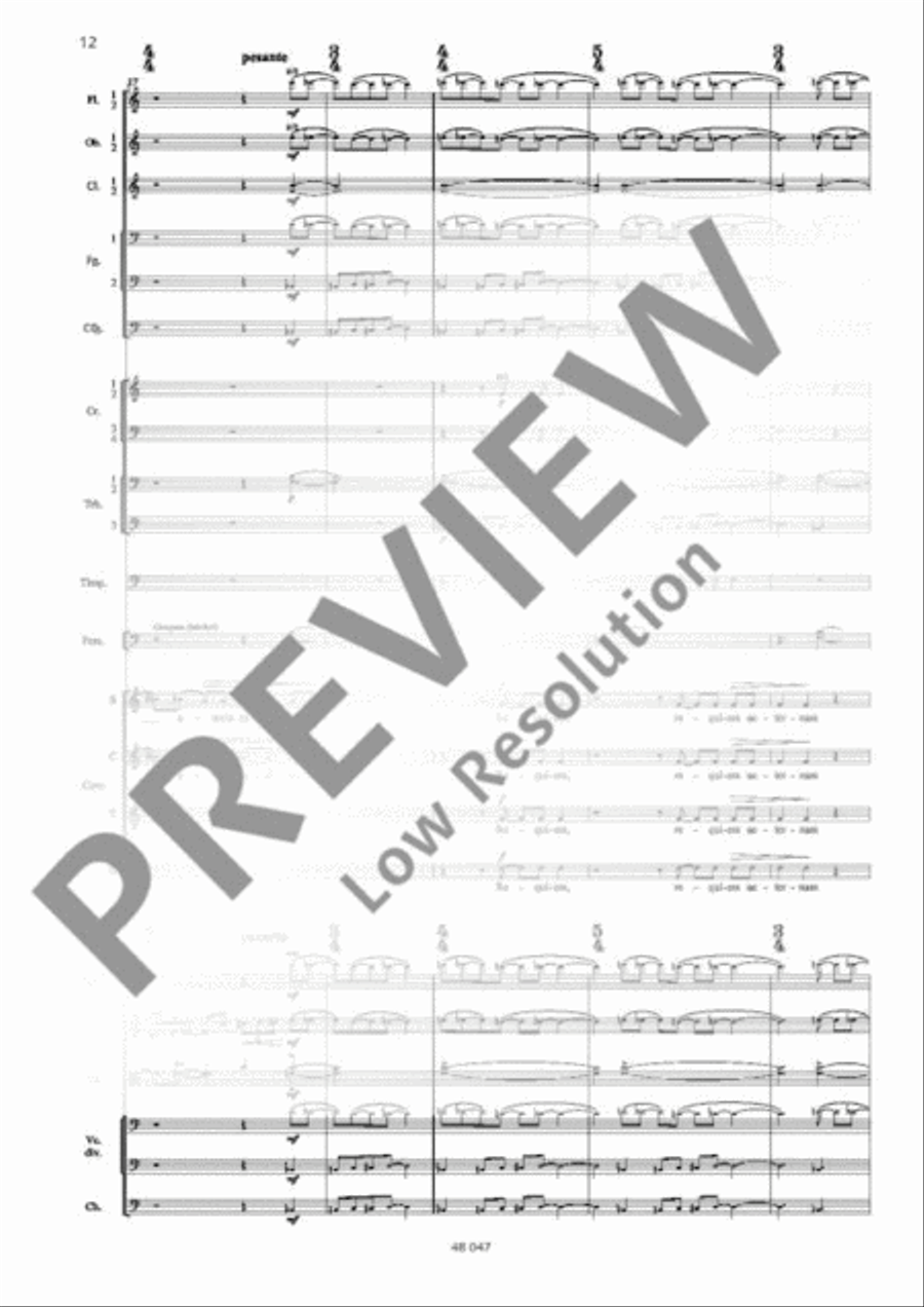 Polish Requiem 4-Part scores gallery preview page 13