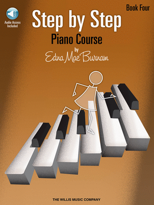 Book cover for Step by Step Piano Course - Book 4 with Online Audio