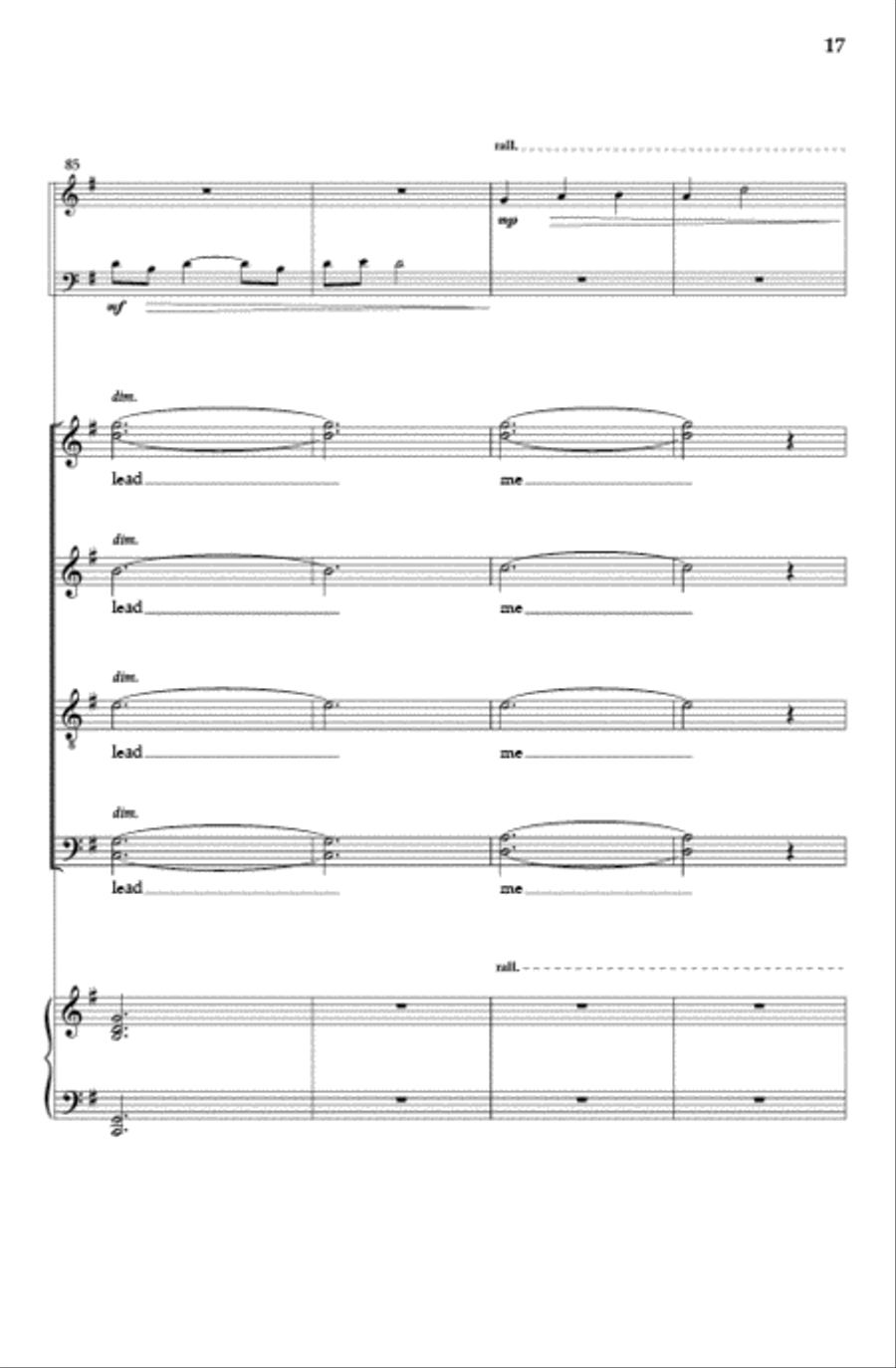 Amazing Grace (SATB) 4-Part scores gallery preview page 16