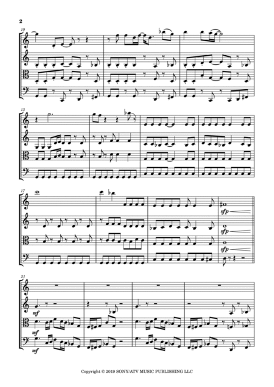 Oo You String Quartet scores gallery preview page 3