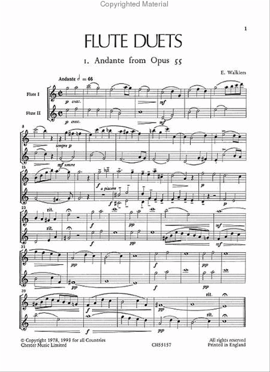Flute Duets – Volume 2 Flute Duet scores gallery preview page 2