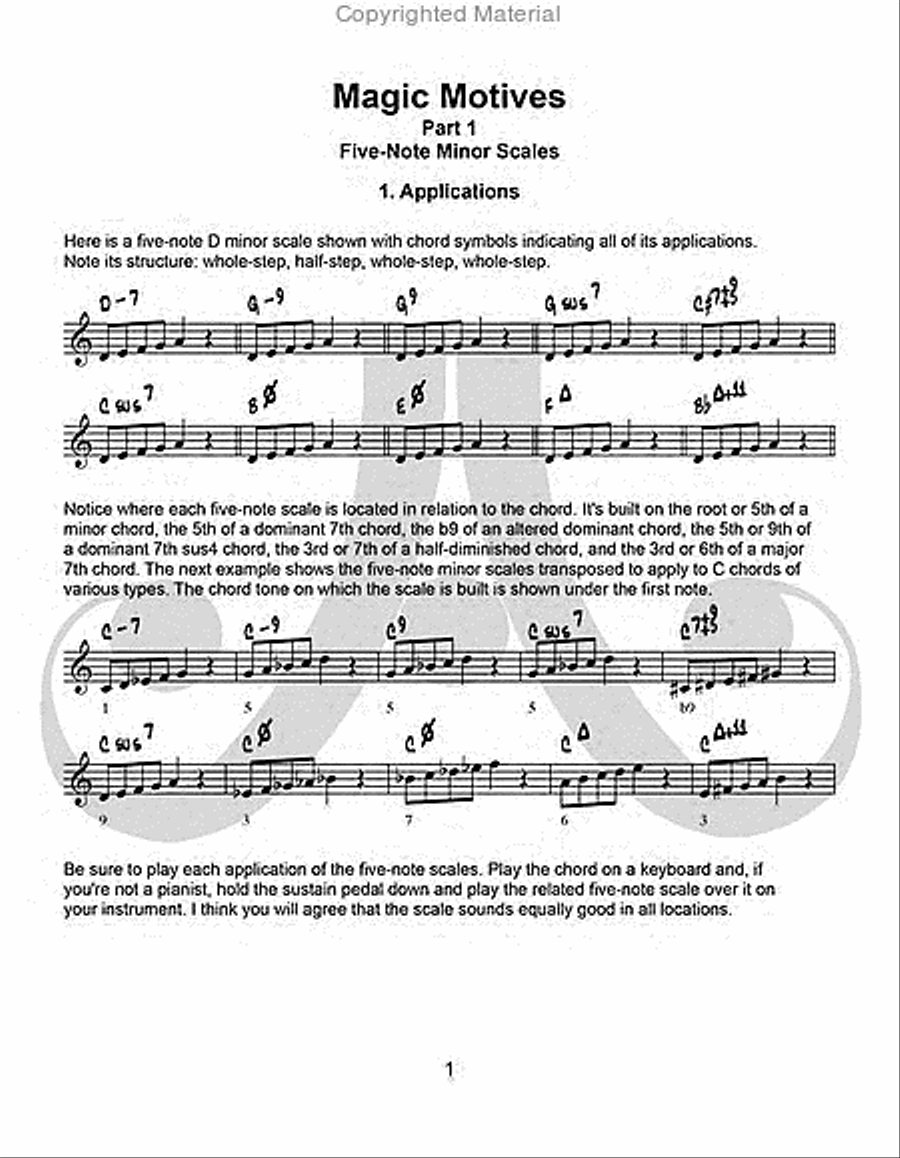 Magic Motives Magic Motives Book and Digital Audio scores gallery preview page 4