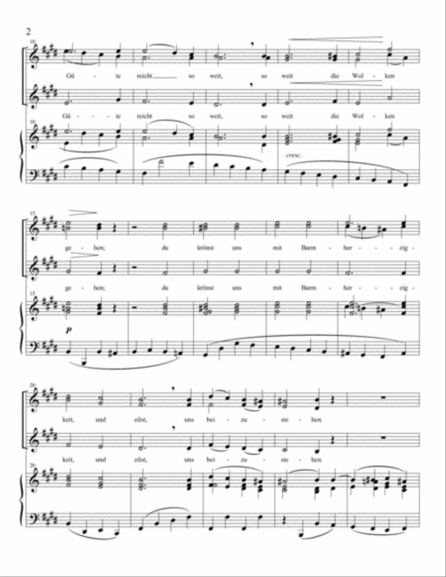 Gellertlieder (SSA) SSA scores gallery preview page 2