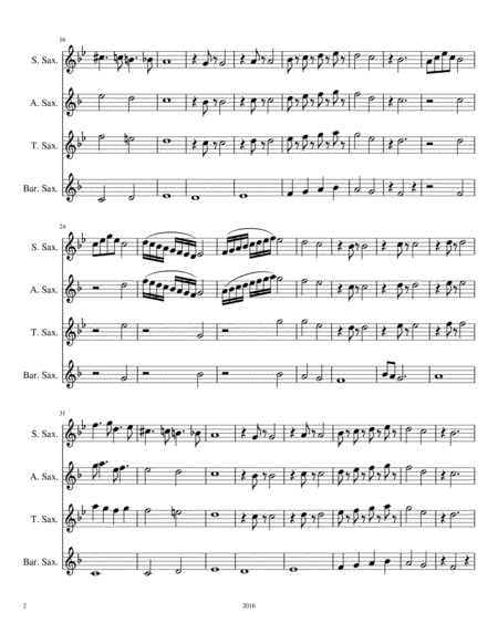 Saxophone Quartet No. 5