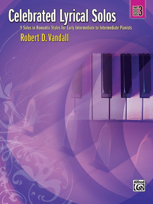 Book cover for Celebrated Lyrical Solos, Book 3