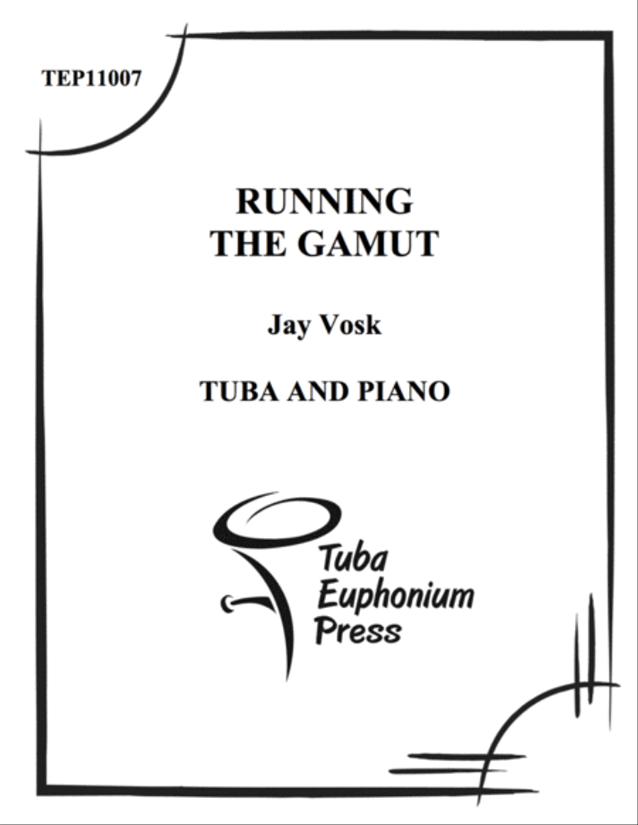 Running the Gamut Tuba scores gallery preview page 1