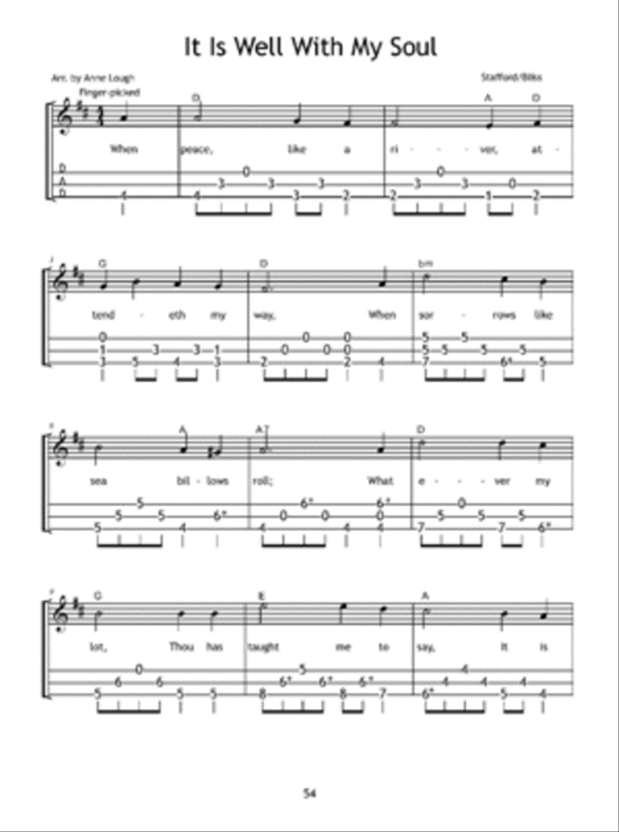Old-Time Hymns & Gospel Favorites for Mountain Dulcimer Mountain Dulcimer scores gallery preview page 3