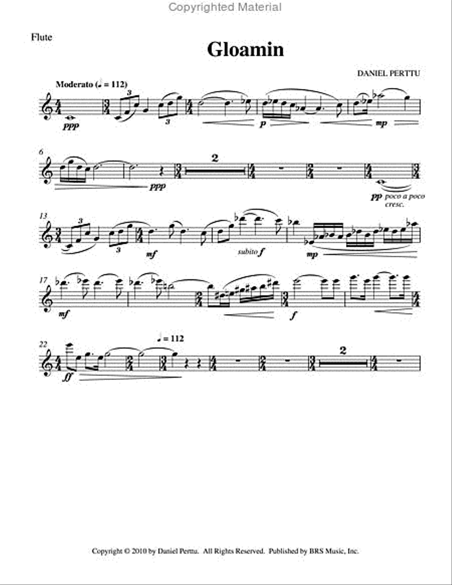 Gloamin Flute Solo scores gallery preview page 2