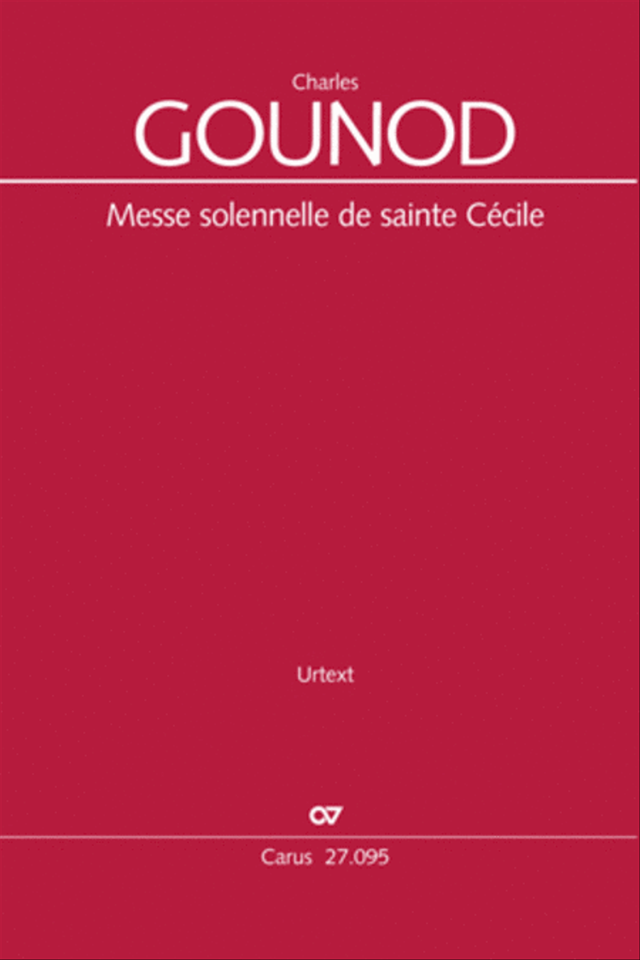 Book cover for Messe solennelle de sainte Cecile