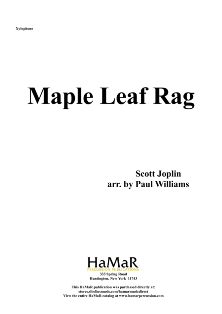 Maple Leaf Rag Maple Leaf Rag Glockenspiel scores gallery preview page 1