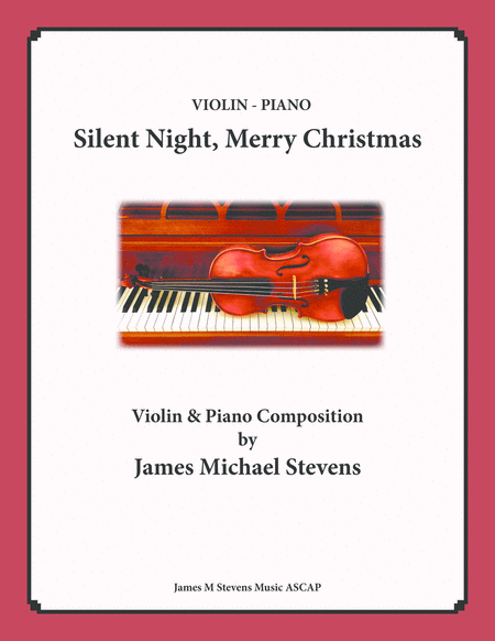 Silent Night, Merry Christmas - Violin & Piano image number null