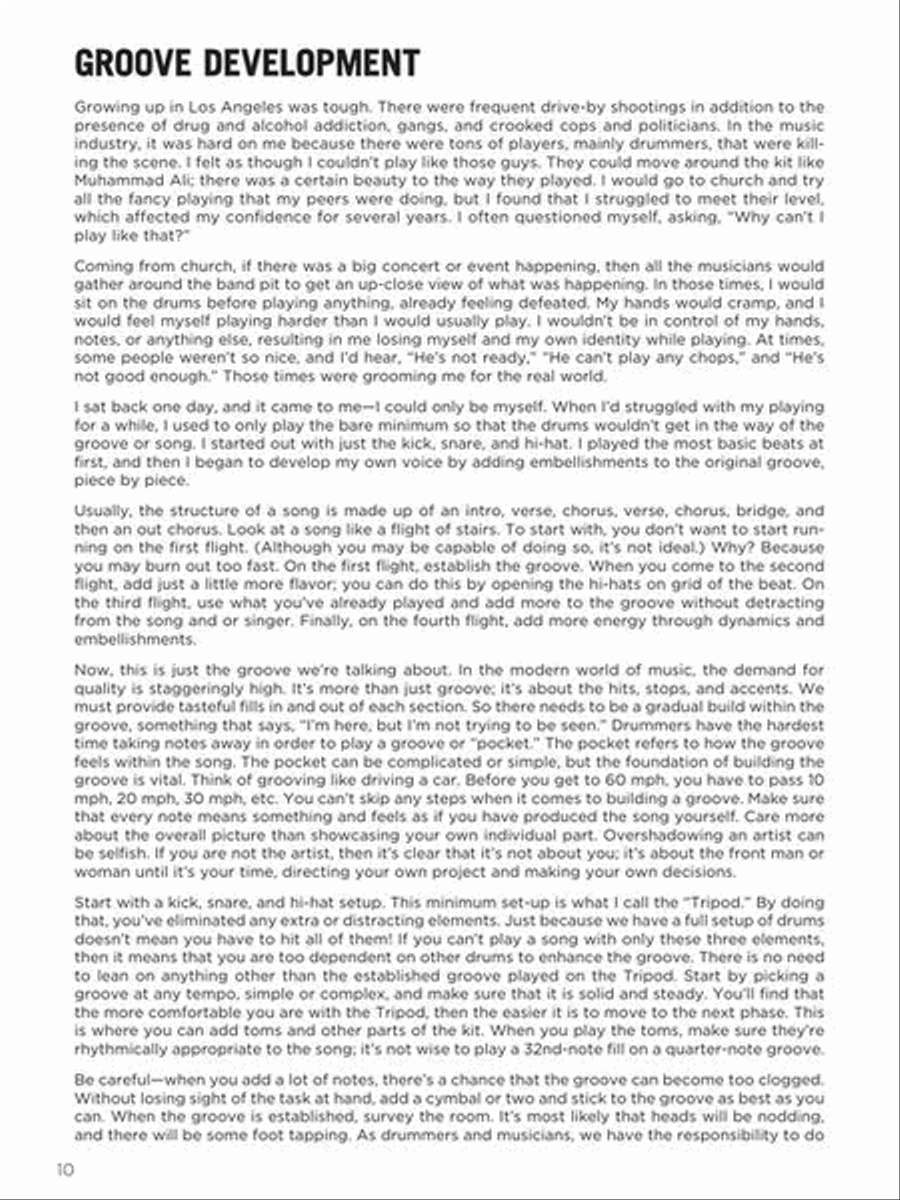 Pop, R&B and Gospel Drumming Drums scores gallery preview page 9