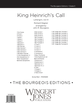 King Heinrichs Call - Full Score