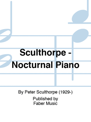 Book cover for Sculthorpe - Nocturnal Piano