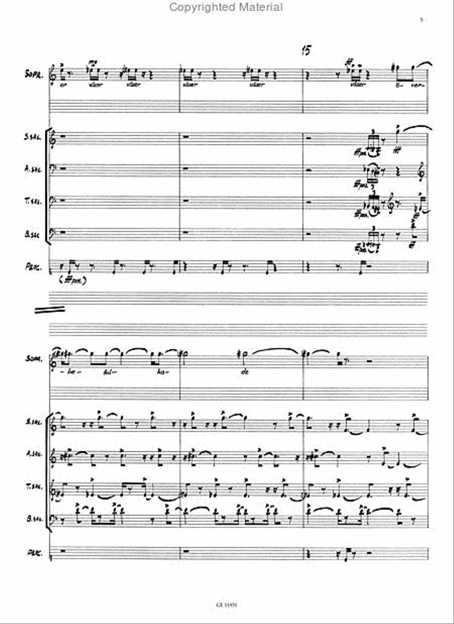 Kantat Kantat Saxophone scores gallery preview page 6