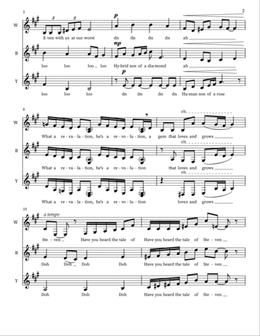 The Tale Of Steven SSA scores gallery preview page 2