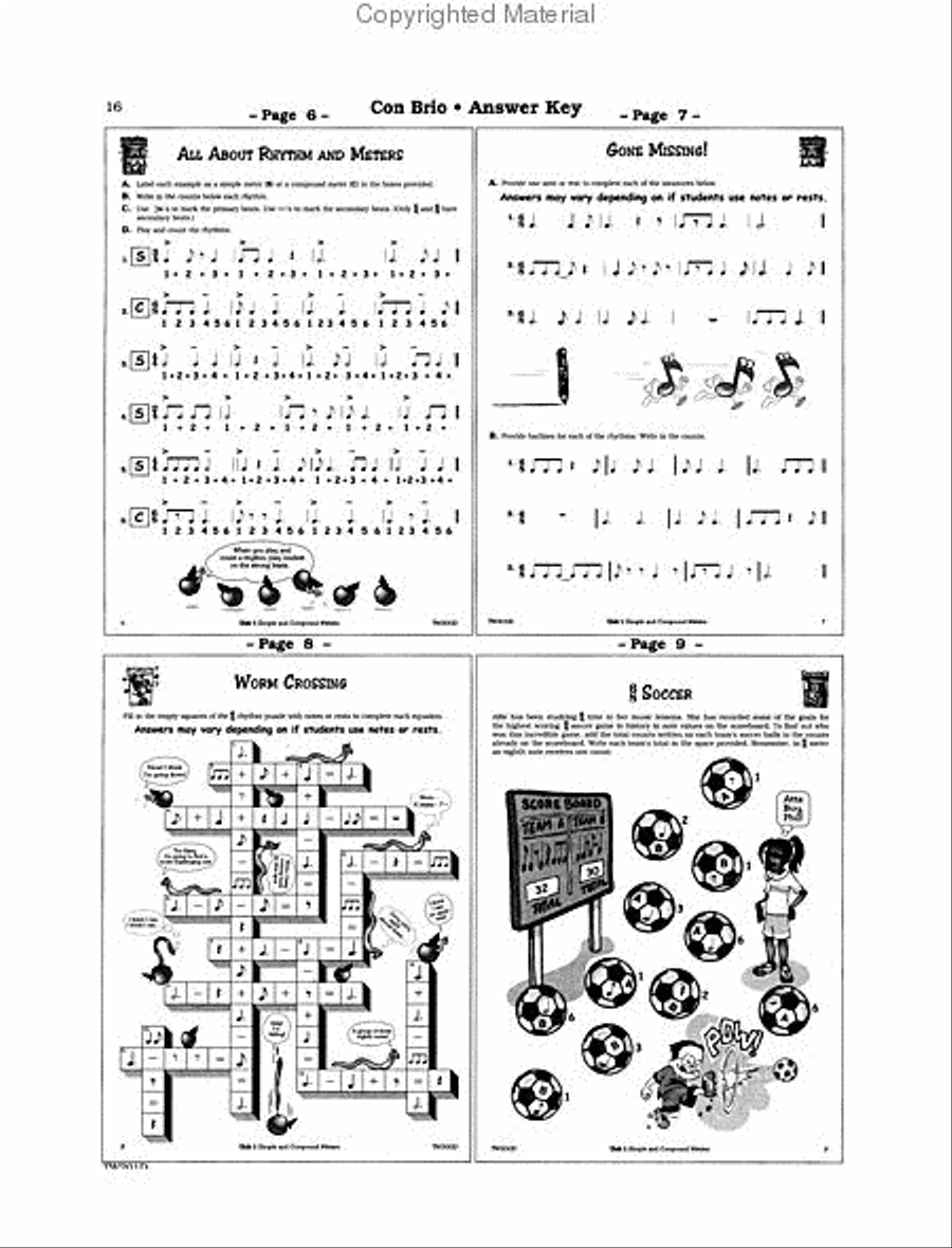 Theory Gymnastics: Con Brio Teacher Guide Piano Method scores gallery preview page 2