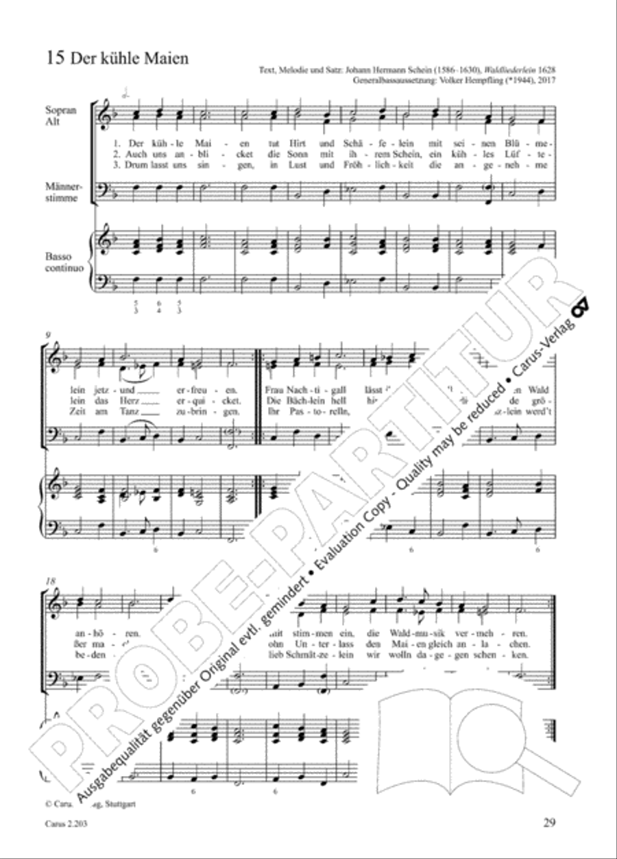 Loreley. Folk songs for choir (Loreley. Volkslieder fur Chor) Choir scores gallery preview page 36