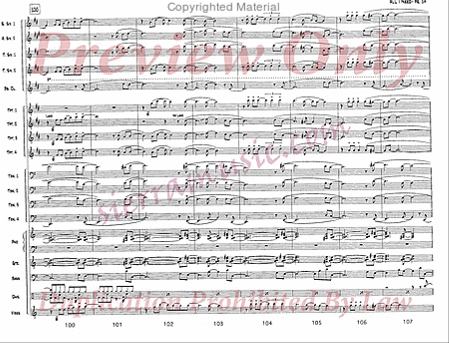 All I Need Jazz Ensemble scores gallery preview page 15