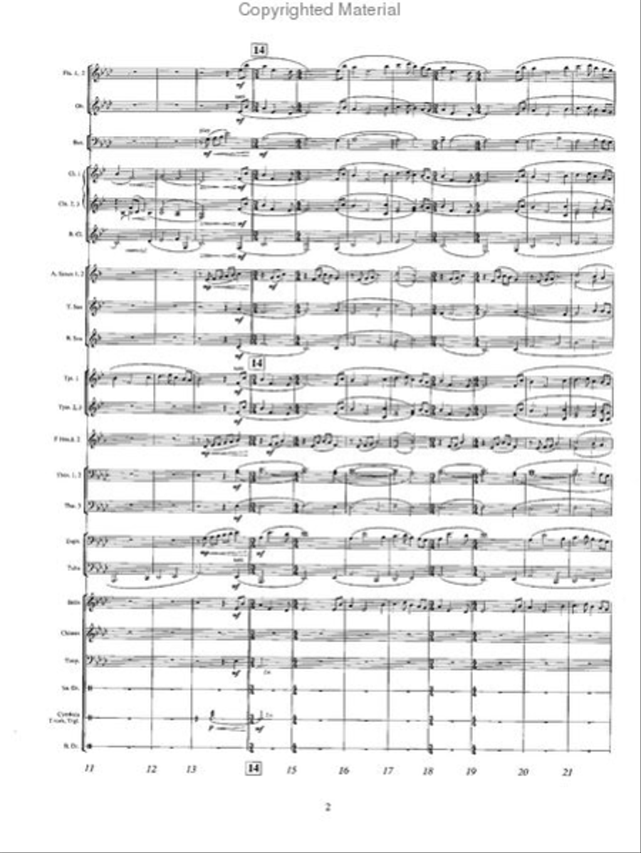 Mount Vernon Reverie Concert Band scores gallery preview page 3