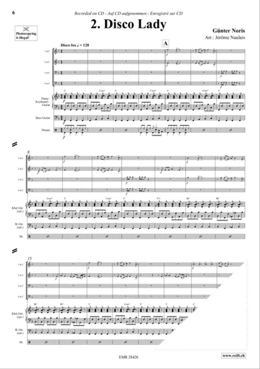 Let's Dance Volume 2 Let's Dance Volume 2 Woodwind Quartet scores gallery preview page 4