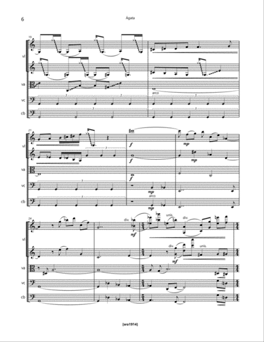 Agata String Orchestra scores gallery preview page 6