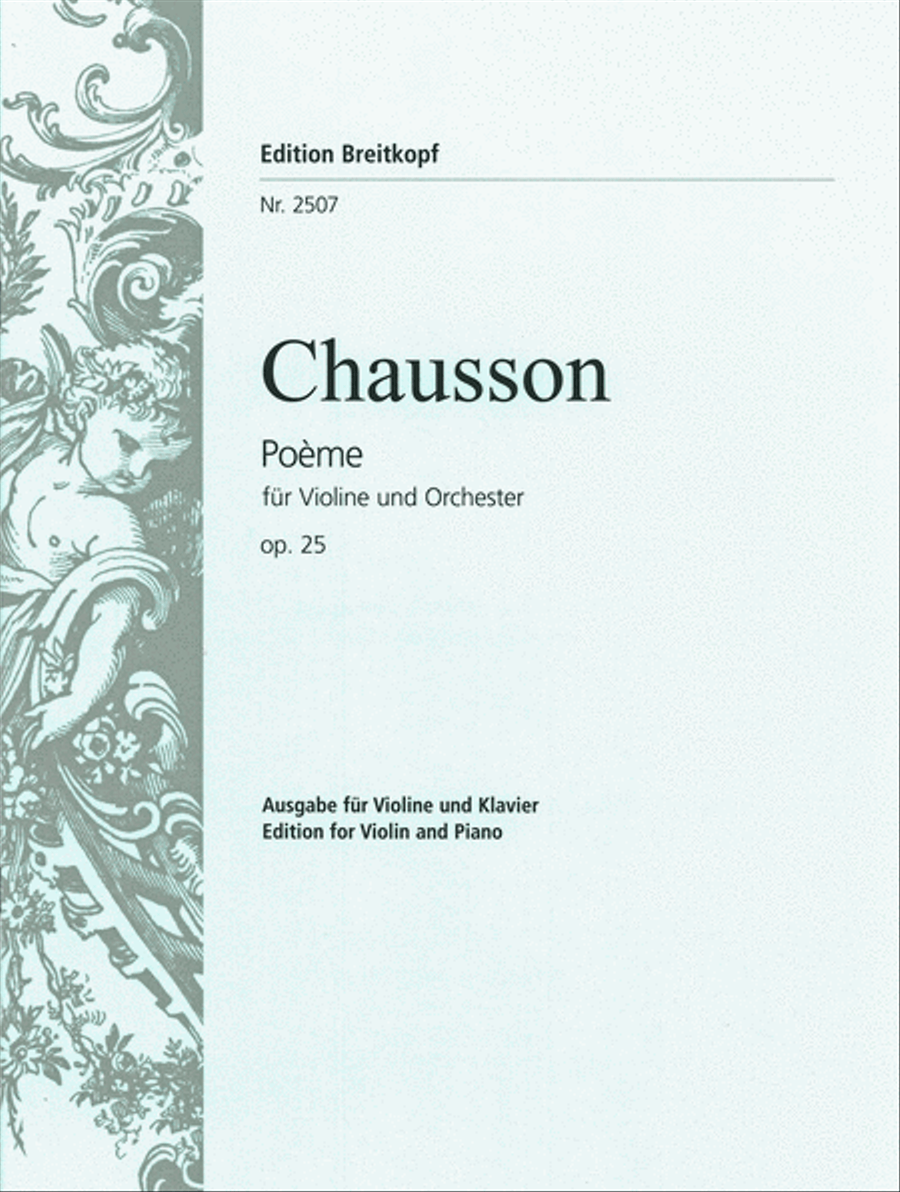 Poème in Eb major Op. 25 Violin Solo scores gallery preview page 1