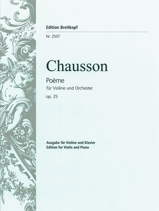 Book cover for Poeme in Eb major Op. 25